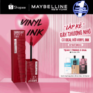 Son Bóng Bền Màu Nhẹ Môi Superstay Vinyl Ink Maybelline New York 4.2ml
