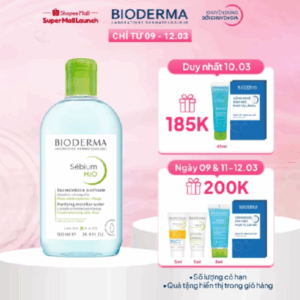 Dung dịch làm sạch và tẩy trang công nghệ Micellar Bioderma Sebium H2O - 500ml