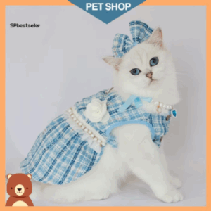 Sp Thời Trang Thú Cưng Đầm Thú Cưng Có Mũ Nơ Bộ Váy Công Chúa Thú Cưng Đáng Yêu Có Mũ Nơ Và Thiết Kế Hoa Hoàn Hảo Cho Chó Mèo Cho Đồ Dùng Thú Cưng Dễ Thương