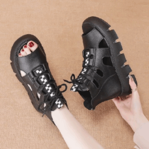 Giày Sandal Nữ Nữ Dép Nữ Đế Dày Miệng Cá Dây Kéo La Mã Mặc Bên Ngoài Tất Cả Trận Đấu Dép Nữ Dép Nữ Dép Nữ Đế Dày Miệng Cá Dây Kéo La Mã Mặc Ngoài Tất Cả Phù Hợp Với Nữ