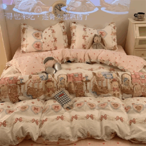 Bộ Chăn Ga Gối Đệm Bông rửa nước Lolita dễ thương phong cách công chúa Bộ chăn ga gối đệm Ga Gối Đệm ga gối đệm Ga Gối Đệm ga gối đệm Ga Gối Đệm ga gối đệm cho học sinh