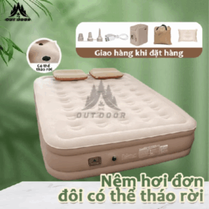 giường nệm hơi Dày Lên Đệm Hơi Tự Bơm,Giường hơi đơn/đôi,Giường bơm hơi,kèm bơm điện Đệm hơi dày giường hơi gấp gọn nệm
