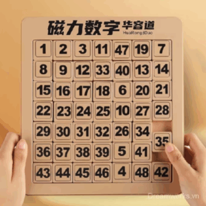Bộ Đồ Chơi Xếp Hình Kỹ Thuật Số Huarongdao Phiên Bản Trượt Ba Vương Quốc Giáo Dục Trí Thông Minh Cho Trẻ Em đồ chơi gỗ đồ chơi giáo dục đồ chơi xếp hình gỗ đồ chơi số chơi đồ hàng  đồ chơi