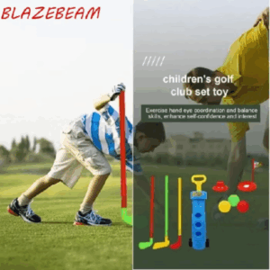 Bộ trò chơi Golf trẻ em BLAZEBEAM, Bộ đồ chơi Golf Mini trò chơi Golf, Bộ đồ chơi Golf Thiết bị câu lạc bộ chơi thông thường cho trẻ em Bộ câu lạc bộ chơi gôn Đồ chơi trẻ em Quà tặng trẻ em