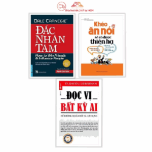 Sách - Combo ba cuốn: Đắc nhân tâm+ Đọc vị bất kì ai+ Khéo ăn nói sẽ có được thiên hạ.