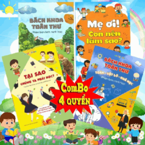 Sách - Combo 4 cuốn - Mẹ Ơi Con Nên Làm Sao, Bách Khoa Toàn Thư, Tại Sao Chúng Ta Phải Học, Bách Khoa Toán Lý