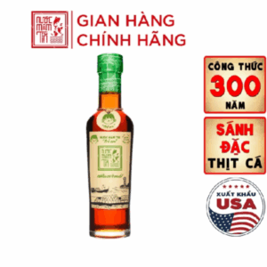 01 Chai Nước mắm Tĩn Trẻ Em Cho Bé Ăn Dặm độ đạm 42N chai thủy tinh 250ml rin nguyên chất cá cơm than