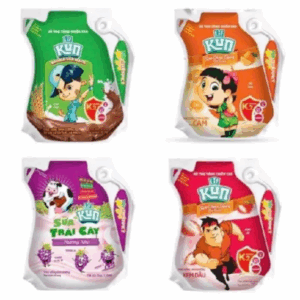 Sữa trái cây kun túi thần kì mix  các vị (1 túi 110ml)