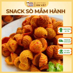 Snack Sò Mắm Hành Giòn Giòn Cay Cay - NGON STORE - Hương Vị Tuổi Thơ
