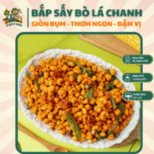 ❁GIÒN RỤM❁ Bắp Sấy Bò Sợi Lá Chanh PAM FARM - Ăn Vặt Siêu Ngon 400G - 1KG