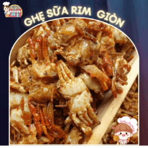 (LOẠI NGON) Ghẹ Sữa Rim Giòn - Đậm Vị Giòn Tan 1KG - NGON STORE