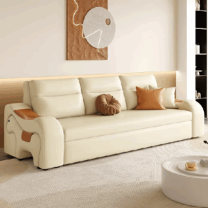 Sofa Giường Khung Thép Thông Minh Có Hộp Chứa - Sofa Bed Cao Cấp Nệm Xơ Dừa Kích Thước 172cm và 202cm