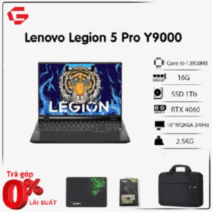 [Mới 100%] Laptop Lenovo Legion Pro 5 Y9000P 2023 (Core i9-13900HX, 16GB, 1TB, RTX 4060 8GB, 16" WQXGA 240Hz)