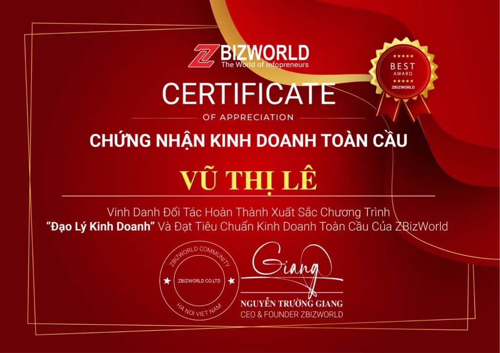 Đạo Lý Kinh Doanh